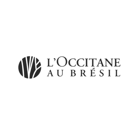 Logotipo L'Occitane au Brésil conforme identidade utilizada pela marca